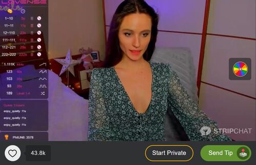 Stripchat has a range of A-Z Romantic webcam chat options